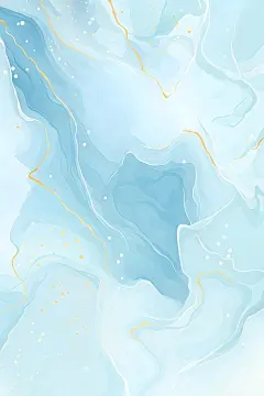 常规内容-背景系列蓝色水墨渐变晕染背景